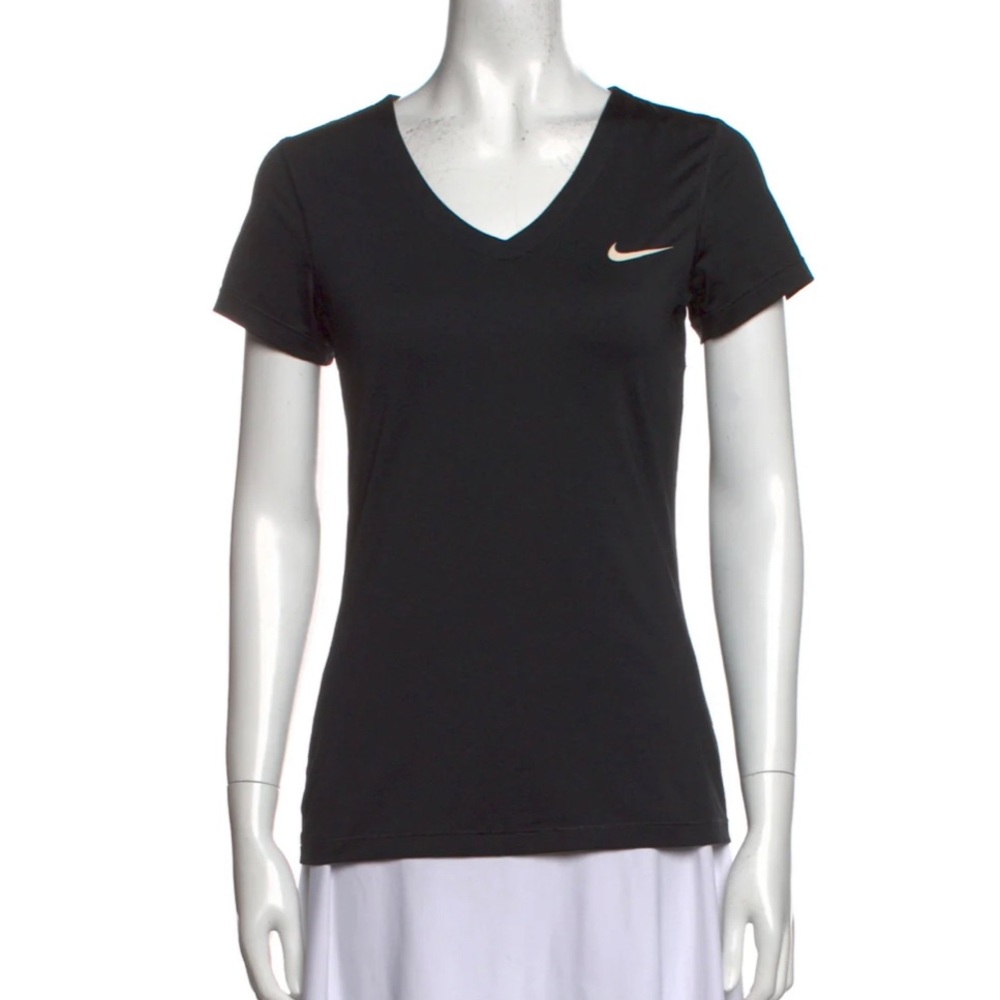 Nike Pro Dri-Fit V-Neck Women’s Black Workout Shirt
